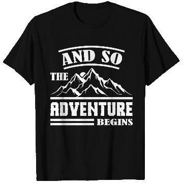 Discover The Adventure Begins T Shirts