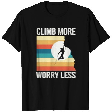Discover Climbing Mountaineering Climber Mountains Hiking T Shirts
