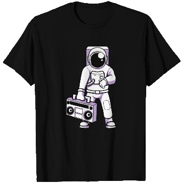 Discover Astronaut Ghetto Blaster T Shirts