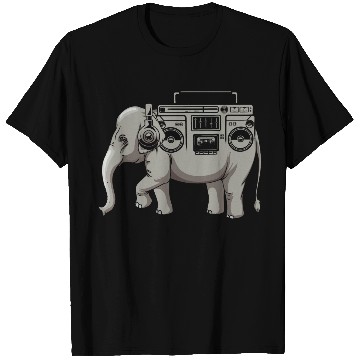 Discover Elephant Ghetto Blaster T Shirts