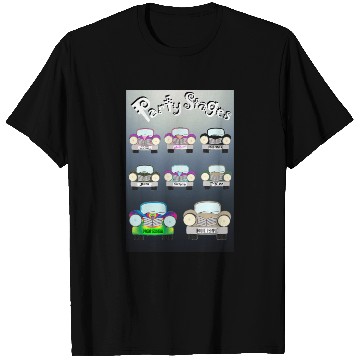 Discover Old Car Poster Party Stages #2 T Shirts