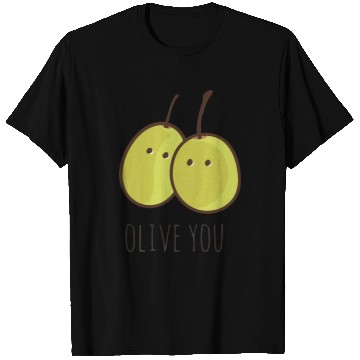 Discover I Love You (Olive You) cute T Shirts