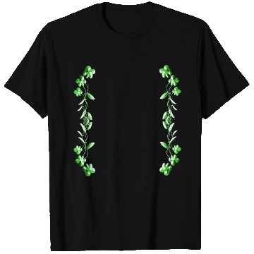 Discover green line dash plant T Shirts