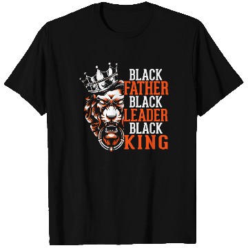 Discover African Daddy Black Dad Afro Lion T Shirts