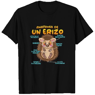 Discover Anatomy Of A Funny Hedgehog T Shirts