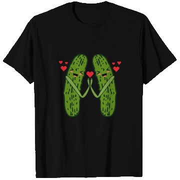 Discover Sweet Couple Pickle T Shirts