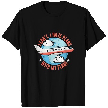 Discover Airline Pilot Aircraft Pilot Plans With My Plane T Shirts