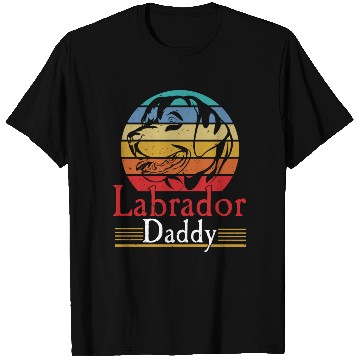 Discover Funny Mans Labrador Daddy Retriever Dad Matching T Shirts