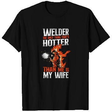Discover Welder Welding Husband Wife T Shirts