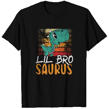 Discover Lil Bro Saurus Best Bro Ever Brotherhood Dinosaur T Shirts
