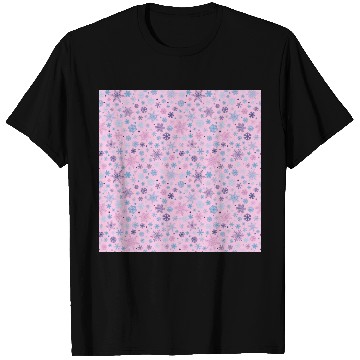 Discover Snowflakes Pattern Colorful T Shirts