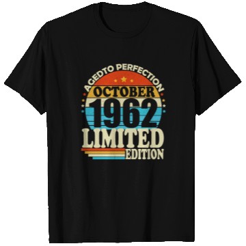 Discover October 1962 Vintage Retro Birthday Gift T Shirts