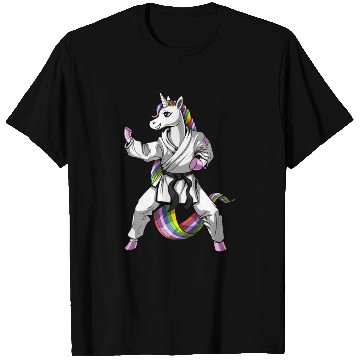 Discover Unicorn Karate Girl T Shirts