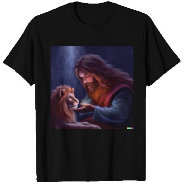 Discover Jesus Feeding Lion T Shirts