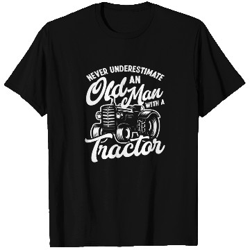 Discover Farmer Old Man Tractor T Shirts