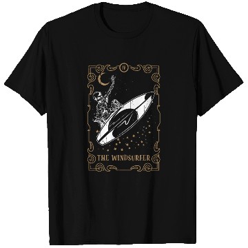 Discover Tarot Card Occult Club Gothic Wind Surfer Surf T Shirts