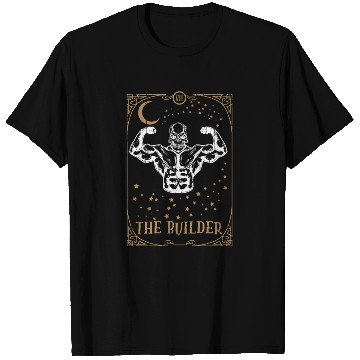 Discover Gym Tarot Card Occult Club Gothic Muscle Builder T Shirts