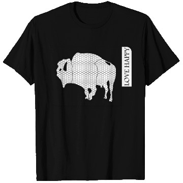 Discover BUFFALO LOVE HAPPY T Shirts