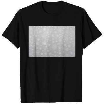 Discover Abstract Grey Snowflakes Pattern T Shirts