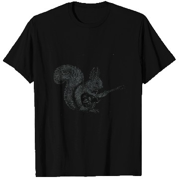Discover Squirrel Playing Guitar T Shirts