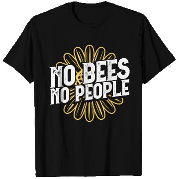 Discover No Bees No People Graphic Design A Bee A Yellow Fl T Shirts