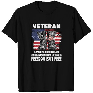 Discover VETERAN PROTECTING AT HOME FREEDOM ISNT FREE T Shirts