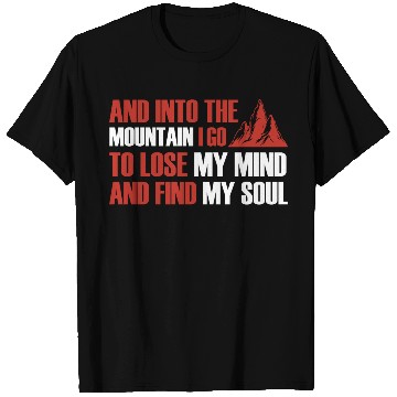 Discover Mountains Alps Hiking Nature T Shirts