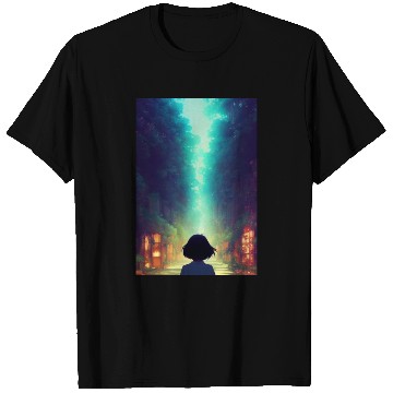 Discover Serene Path of the Whispering Woods T Shirts