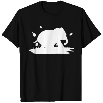Discover Nature animal elephant icon T Shirts