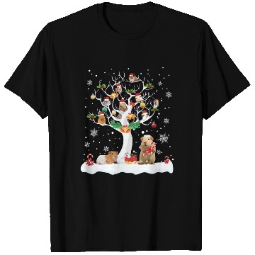 Discover Guinea Pig Christmas On Winter Tree Goat Lover T Shirts