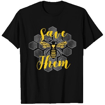 Discover Save The Bees Vintage Distressed Honeycomb Save Th T Shirts