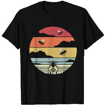 Discover Save The Bees Retro Climate Change Pullover T Shirts