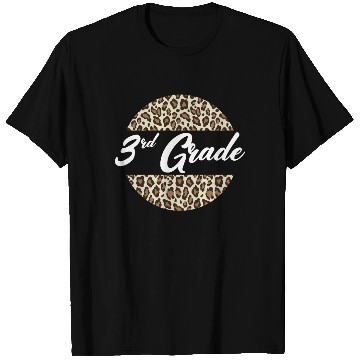 Discover 3rd Grade Cheetah Print School Teacher Student T Shirts