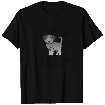 Discover World's Best Irish Wolfhound Grandma T Shirts