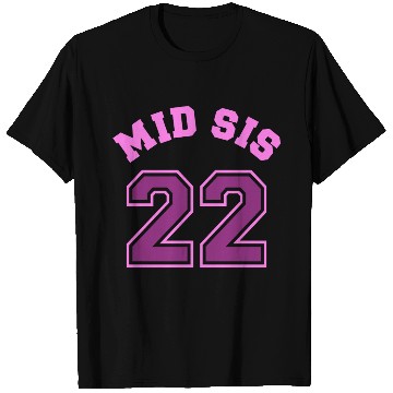 Discover Mid Sis 2022 Middle Sister Baby Birth Child T Shirts