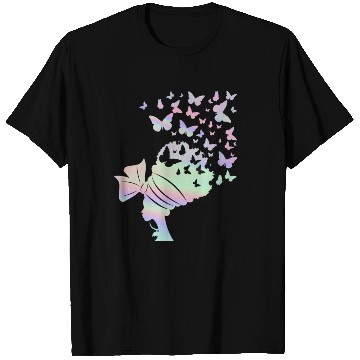 Discover Queen Women Butterfly Lover Pastel T Shirts