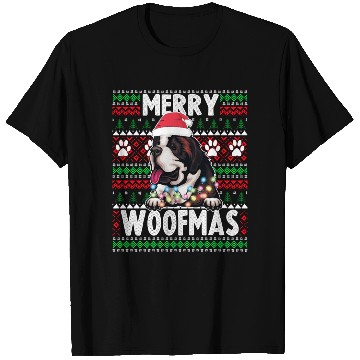 Discover Saint Bernard Christmas Lights Pet Lovers Xmas Paj T Shirts