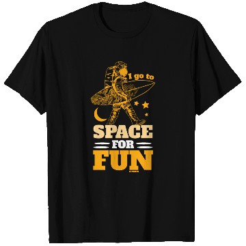 Discover Astronaut with surfboard T Shirts