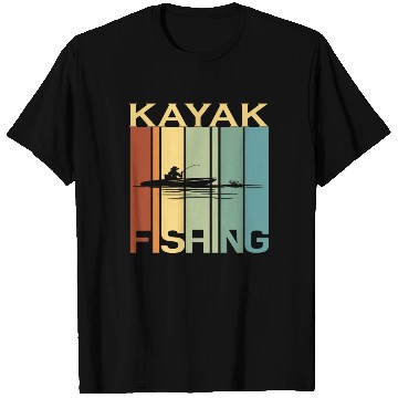 Discover Kayak Fishing Fishing Fisherman Retro Vintage T Shirts