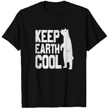Discover Keep Earth Cool Earth Protect Polar Bear Animal T Shirts