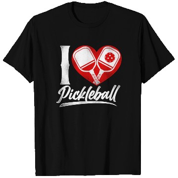 Discover Pickleball Heart I Love Pickleball T Shirts