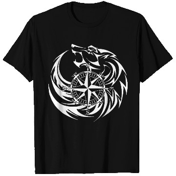 Discover Wolf Compass T Shirts