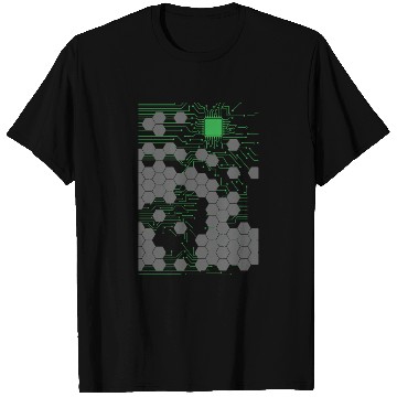 Discover Computer Science Circuit Board T Shirts