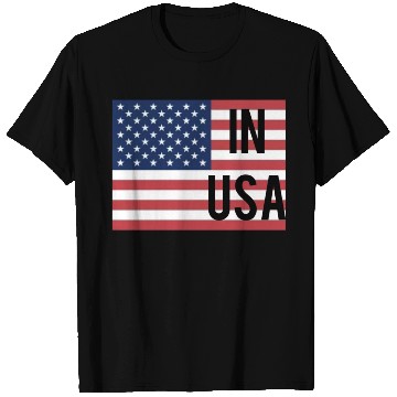 Discover In USA flag T Shirts