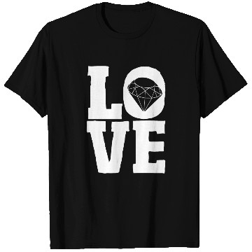 Discover Jewelry Love Diamond Stone Jewellery Gemstone T Shirts