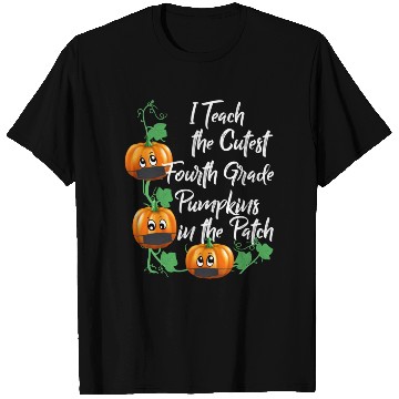 Discover Fourth Grade Teacher Halloween Teach Cutest Pumpki T Shirts