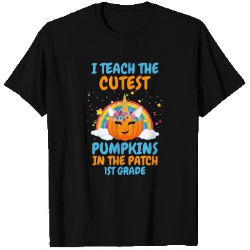 Discover Cutest Pumpkins Patch 1st Grade Teacher Halloween T Shirts