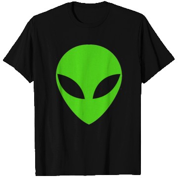 Discover Green Alien Head T Shirts