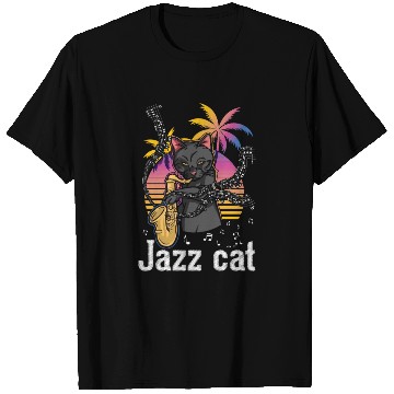 Discover Trumpet Jazz Cat Lover T Shirts