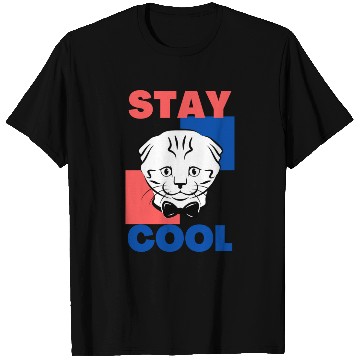 Discover Stay Cool Cat, Cool Cat, Cat T Shirts